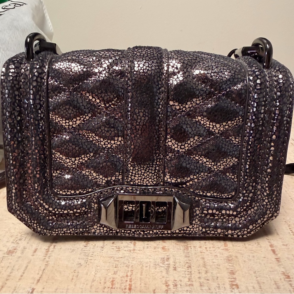 Rebecca Minkoff Glittering Black Crossbody Bag